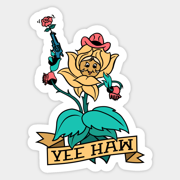 Yee-Haw! Sticker by WOOFIE